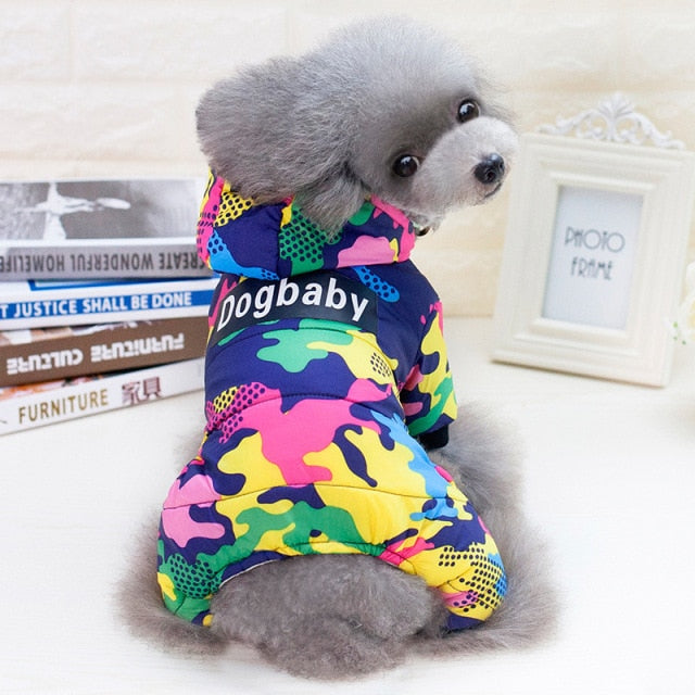 Winter Overalls Dogs Clothes