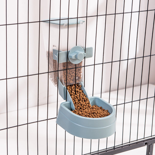 Automatic Dog Cage Hanging Bowl