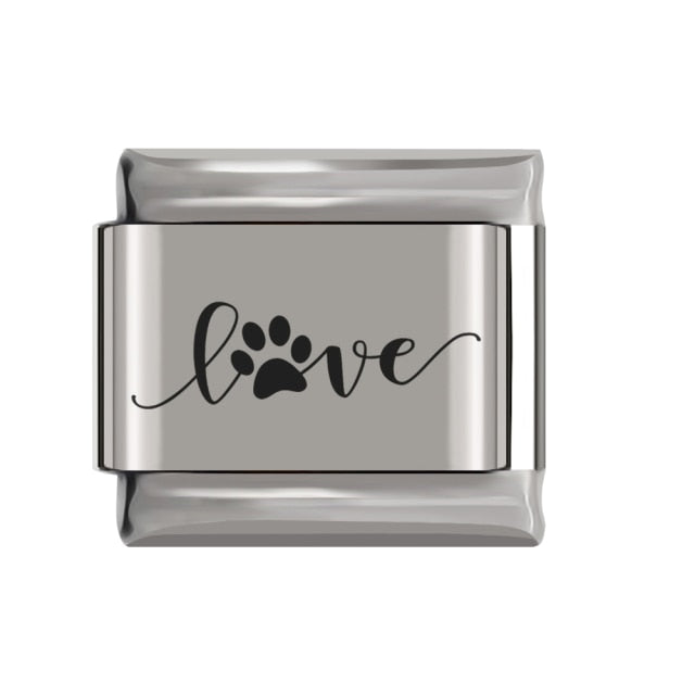 Dog Charm Links Fit Bracelet