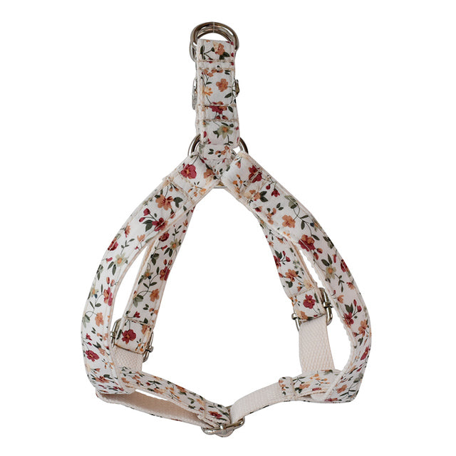 Flowers printing Dog Harness Basic Dog Leash