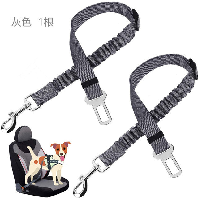 Dog Traction Belt Retractable Buffer Elastic