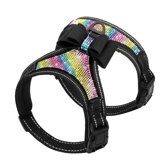Fashion Dogs Harnesses Vest With Bowknot