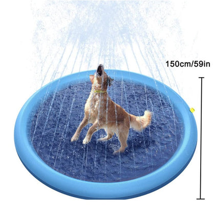 Pet Sprinkler Pad Play Cooling Mat Outdoor - Dog Bed Supplies