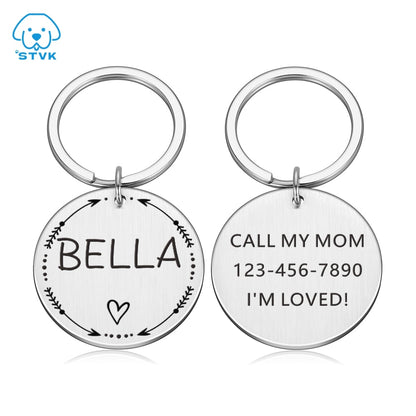 Customized Stainless Steel Dog ID Tag