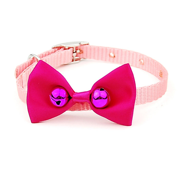 Pet Collar with Bell Cat Collar Bowknot
