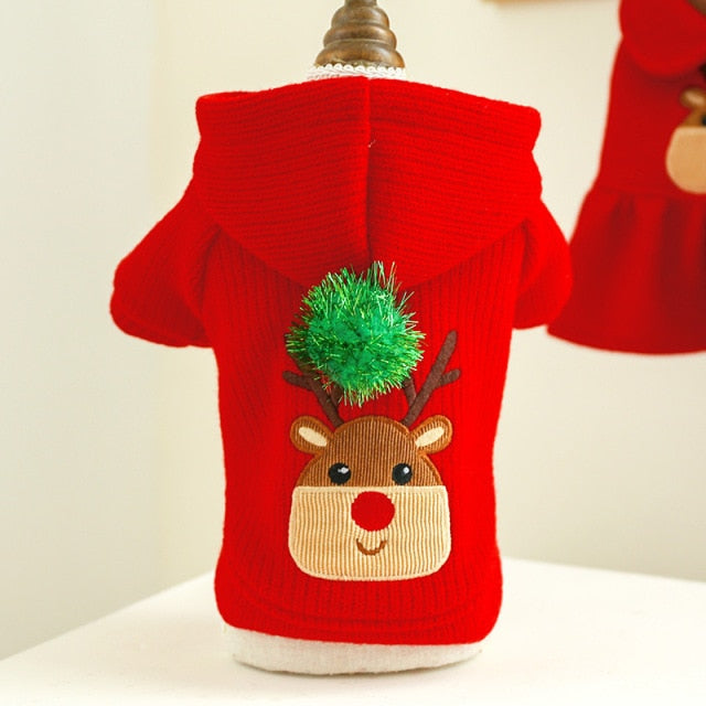 New Winter Pet Dog Clothes Christmas