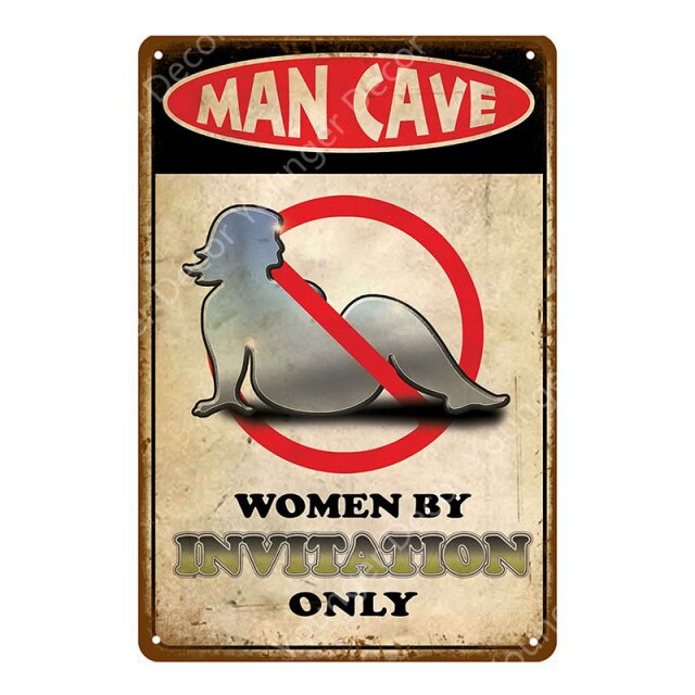 Metal Signs Warning Guard Dog