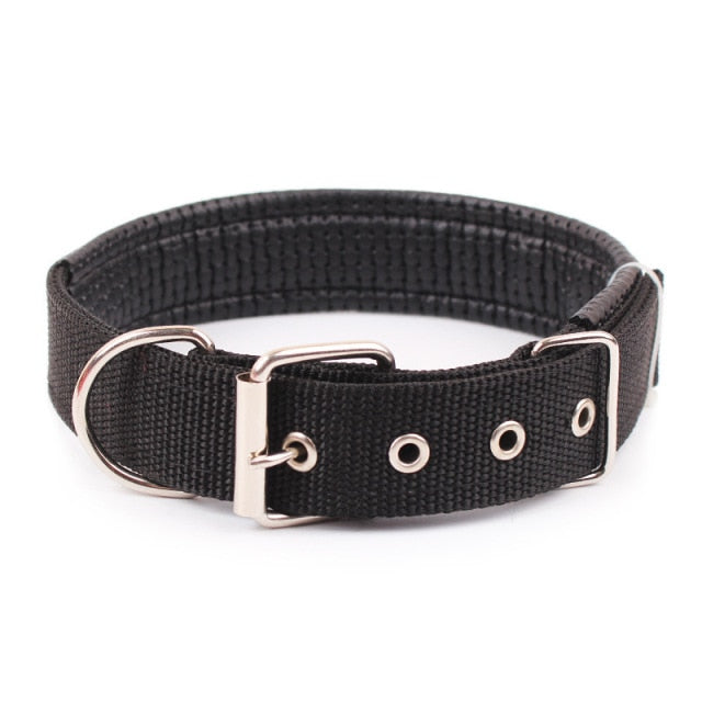 Pet Collar Simple Leather Lining