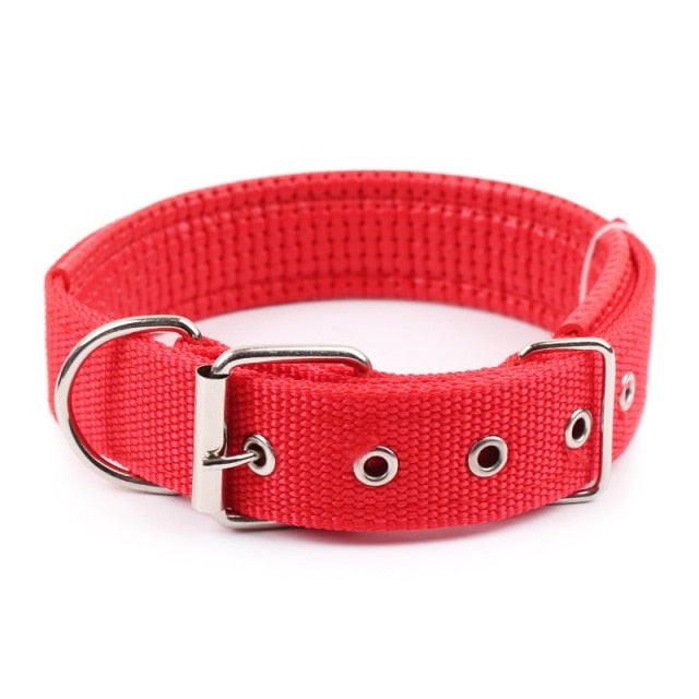 Pet Collar Simple Leather Lining