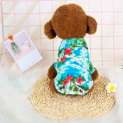 Hawaiian Style Dog Clothe Summer