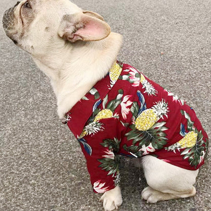 Hawaiian Style Dog Clothe Summer