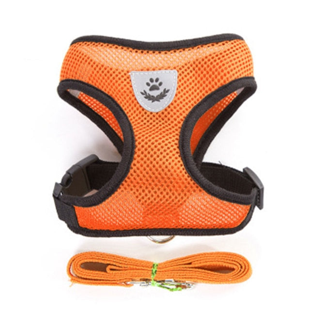 Nylon Mesh Harness And Leash Breathable Harnesses
