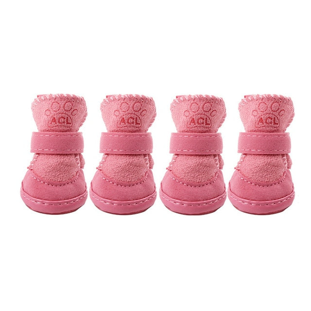 Warm Winter Pet Shoes Non-slip Snow Boots