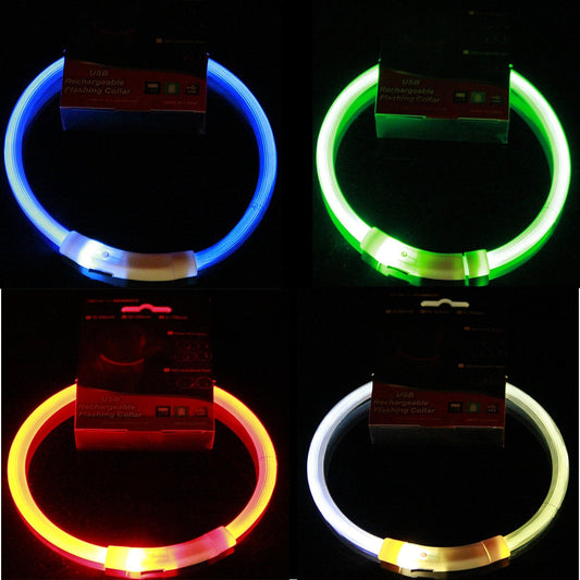 LED Pet Luminous Collar Anti Lost