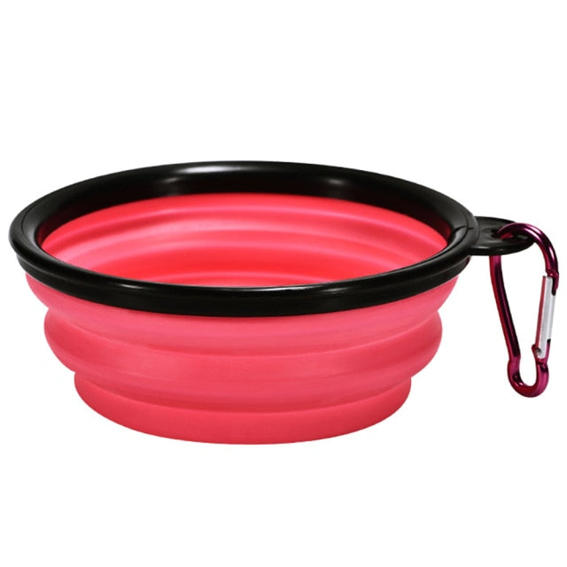 Folding Silicone Travel Dog Bowl