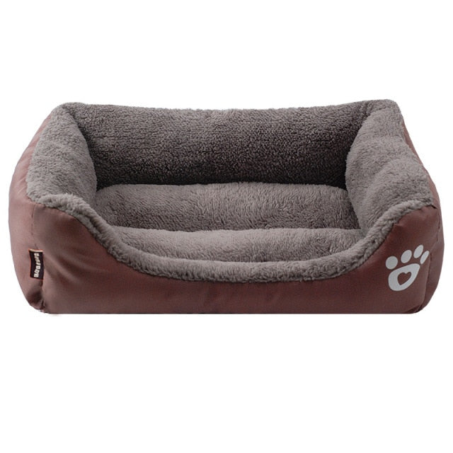 Sofa Bed Waterproof Bottom Soft Fleece Nest Baskets Mat - Dog Bed Supplies