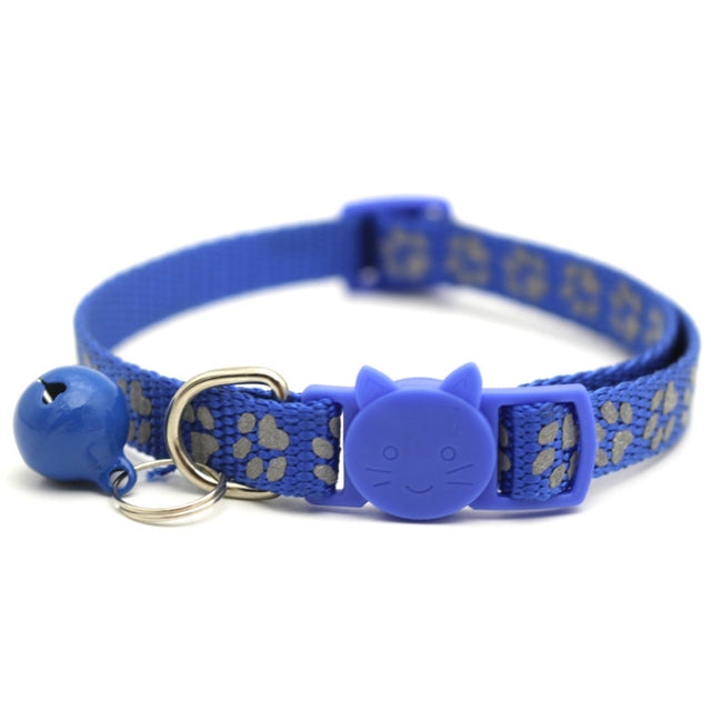 Adjustable Collar With Bell Colorful