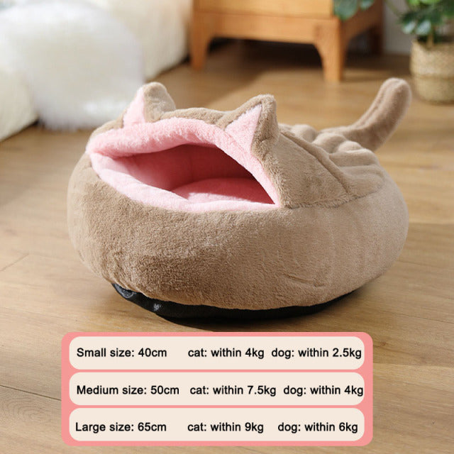 Pet Bed with quilt Plush Bed