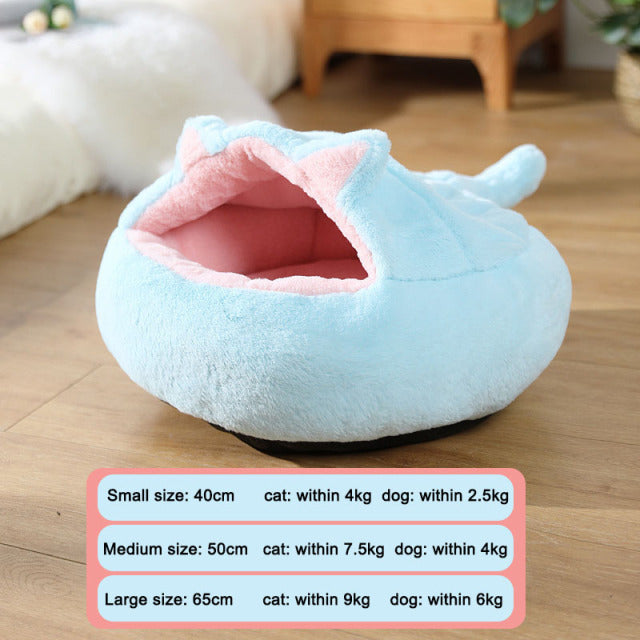 Pet Bed with quilt Plush Bed