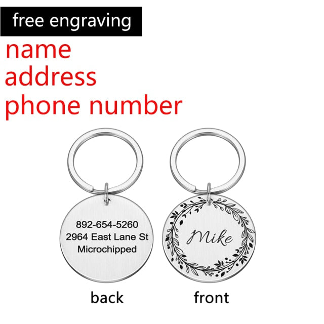 Anti-lost Dog ID Tags Pet Collar