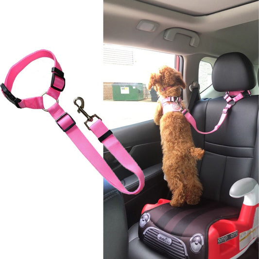 Pet Dog Car Safety Belt Adjustable Lead