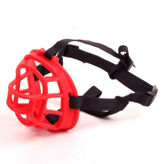 Dog Muzzles Silicone Adjustable
