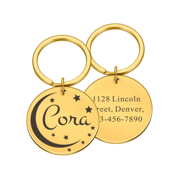 Double-side Name Address Tags