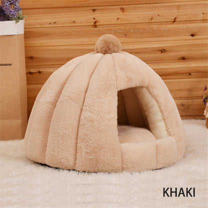 Warm Cozy Pet Dog House Cat Bed