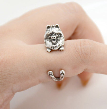 Adorable Pomeranian Dog Ring Klein