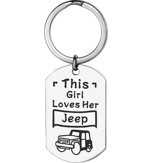 Jeep Lover Keychain Jeep