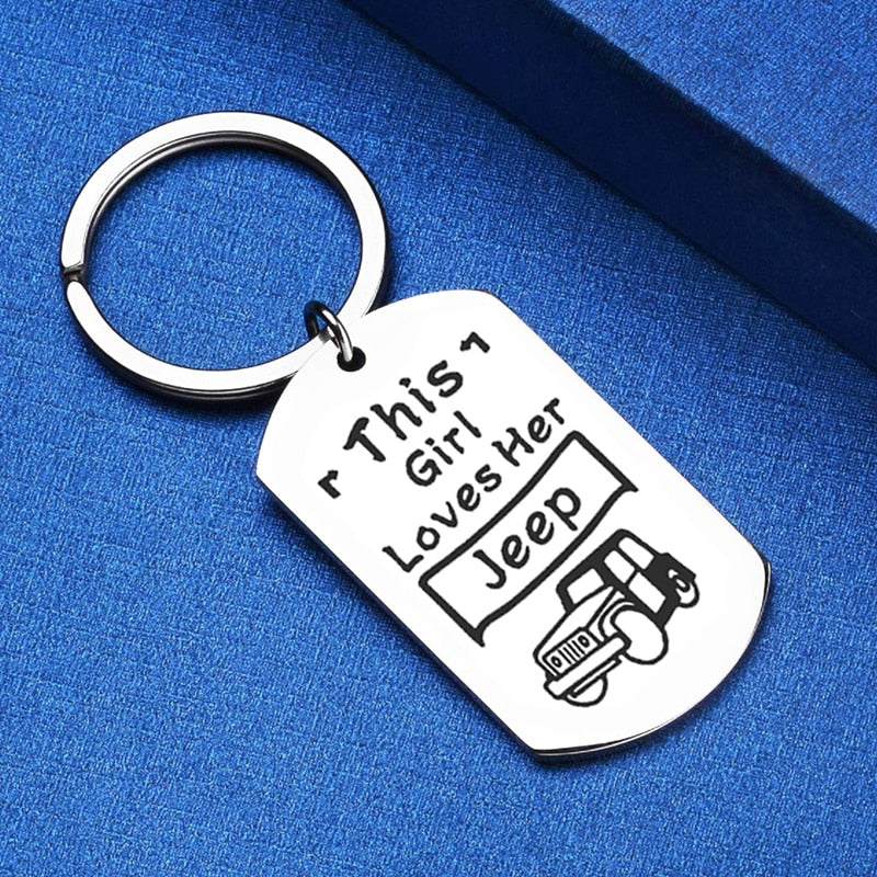 Jeep Lover Keychain Jeep