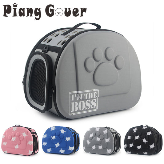 Cat Pattern Dog Carrier Bag Portable