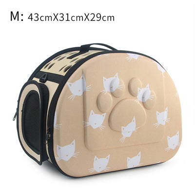 Cat Pattern Dog Carrier Bag Portable