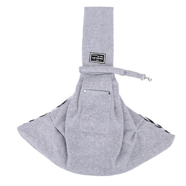 Pet Carrier Bag Hand Free Sling Strap