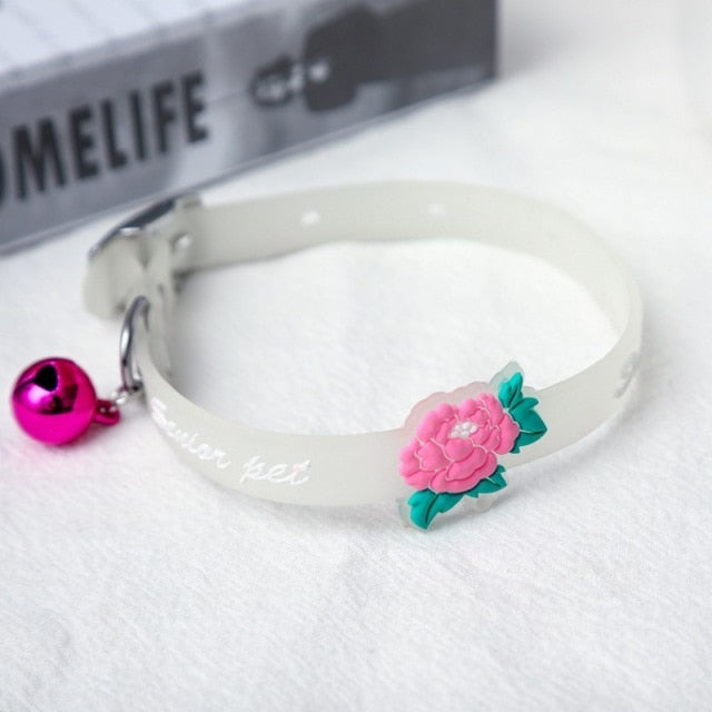 Fashion Pet Glowing Collars with Bells