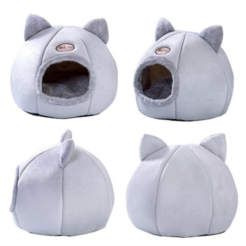 Sweet Cat Bed Warm Pet Basket