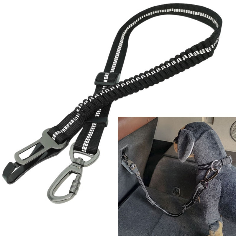 Dog Car Seat belt Reflective Dog Leash