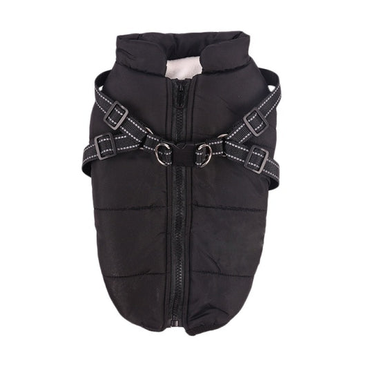 Large Pet jacket With Harness Outfit Vest
