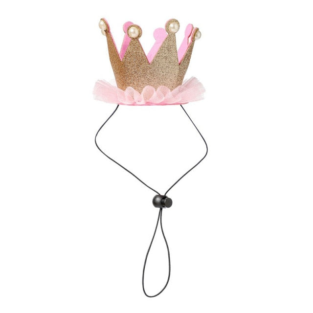 Birthday Party Hat Dog Triangle Scarf Dog Saliva Towel