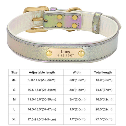 Dog ID Collar Personalized Bling Sequins