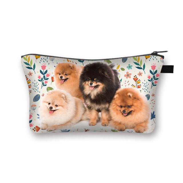 Dog Cosmetic Case Makeup Bags