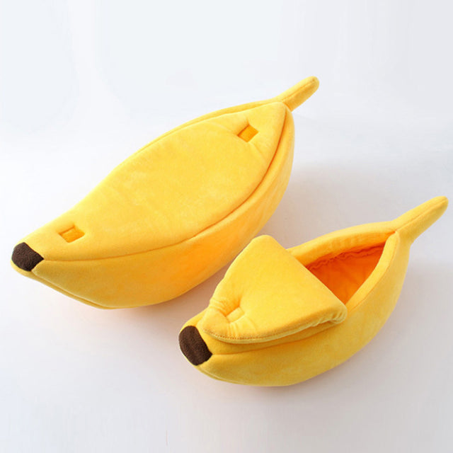 Banana Bed House Cute Cozy Mat Dog Cushion