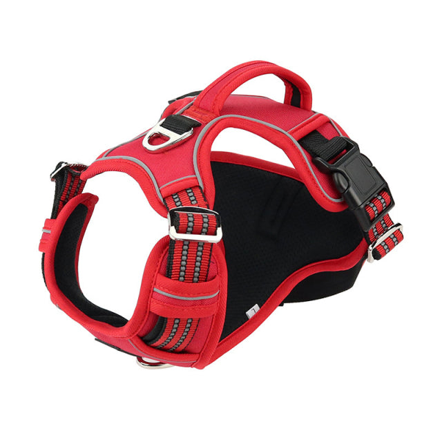 Dog Harness No Choke Easy Control Handle Reflective