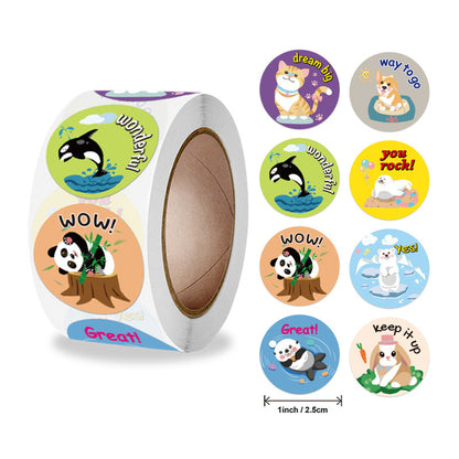 Cartoon Dog Reward Stickers for Kids