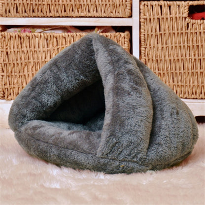 Puppy bed soft warm kennel cave