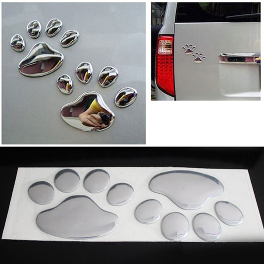 Auto Accessories Car Sticker Paw Footprint