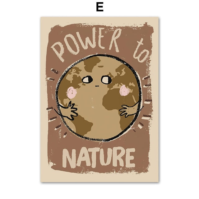 Cute Rabbit Leopard Dog Wall Art