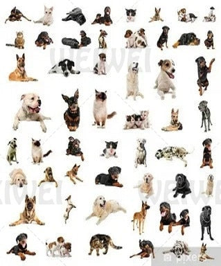 Canvas Painting Wall Dogs and Names