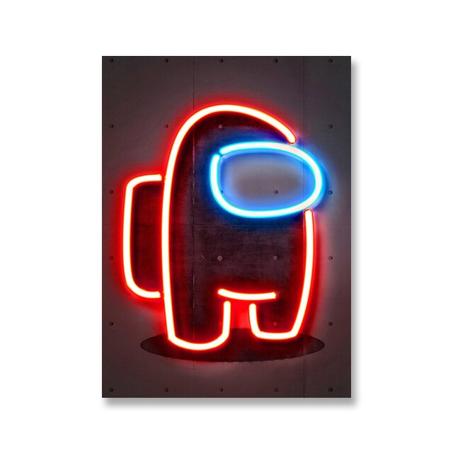 Balloon Dog Neon Street Art Graffiti