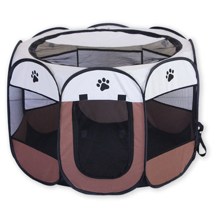 Portable Pet Tent House Folding Playpen